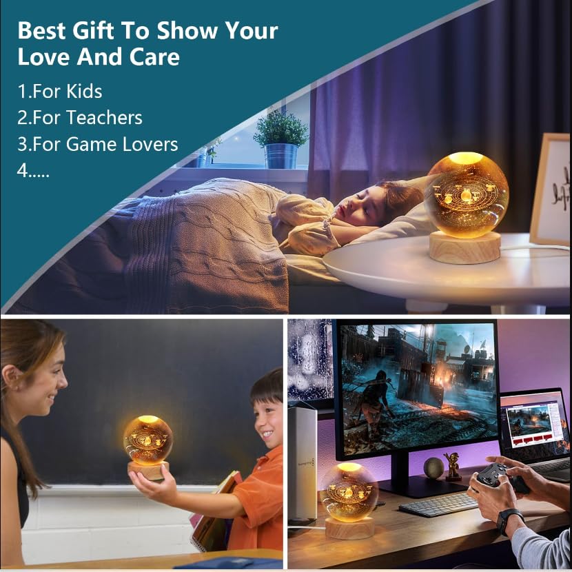 Flopper™ - 3D Moon Crystal Ball
