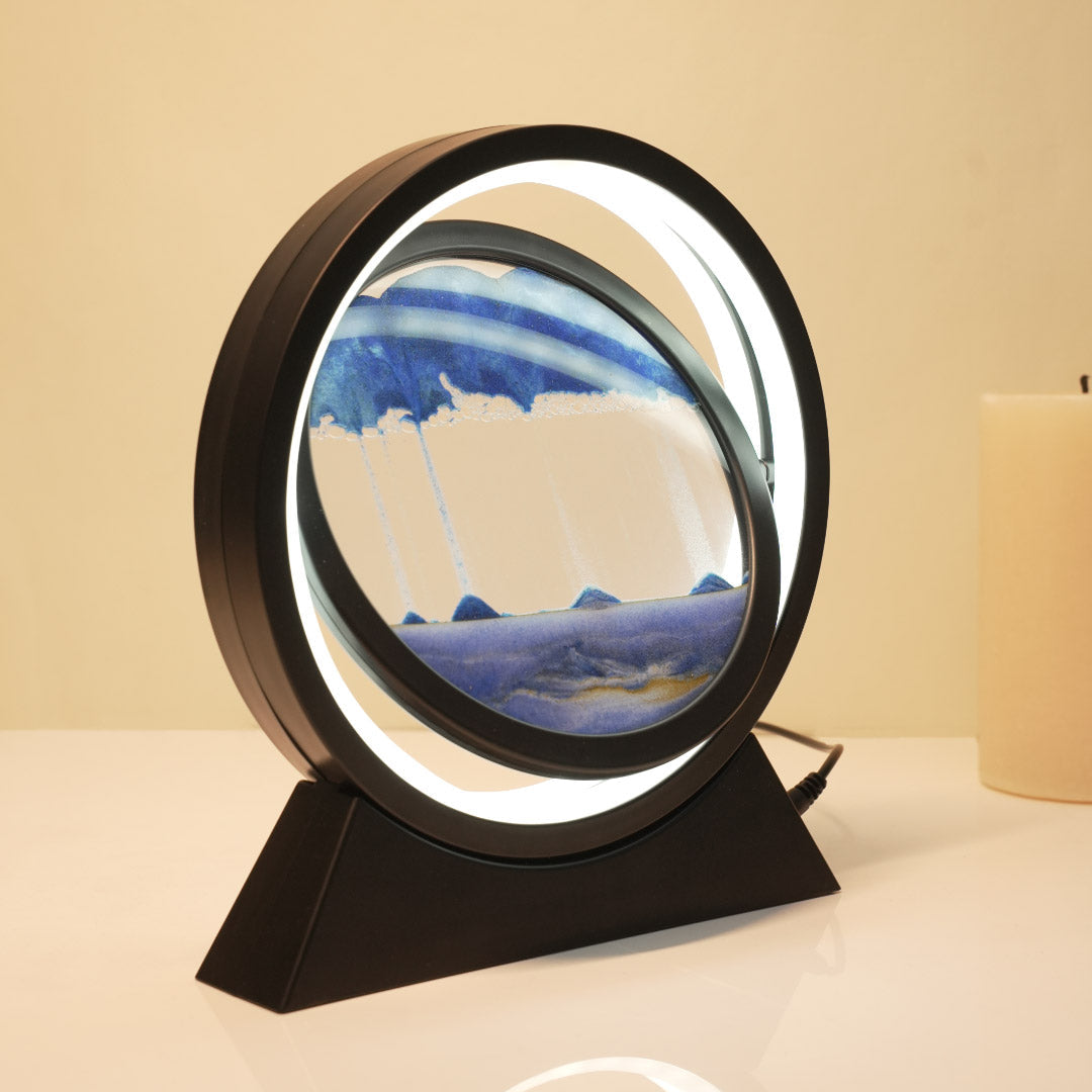 Flopper™ - Rotating Sandscape Lamp