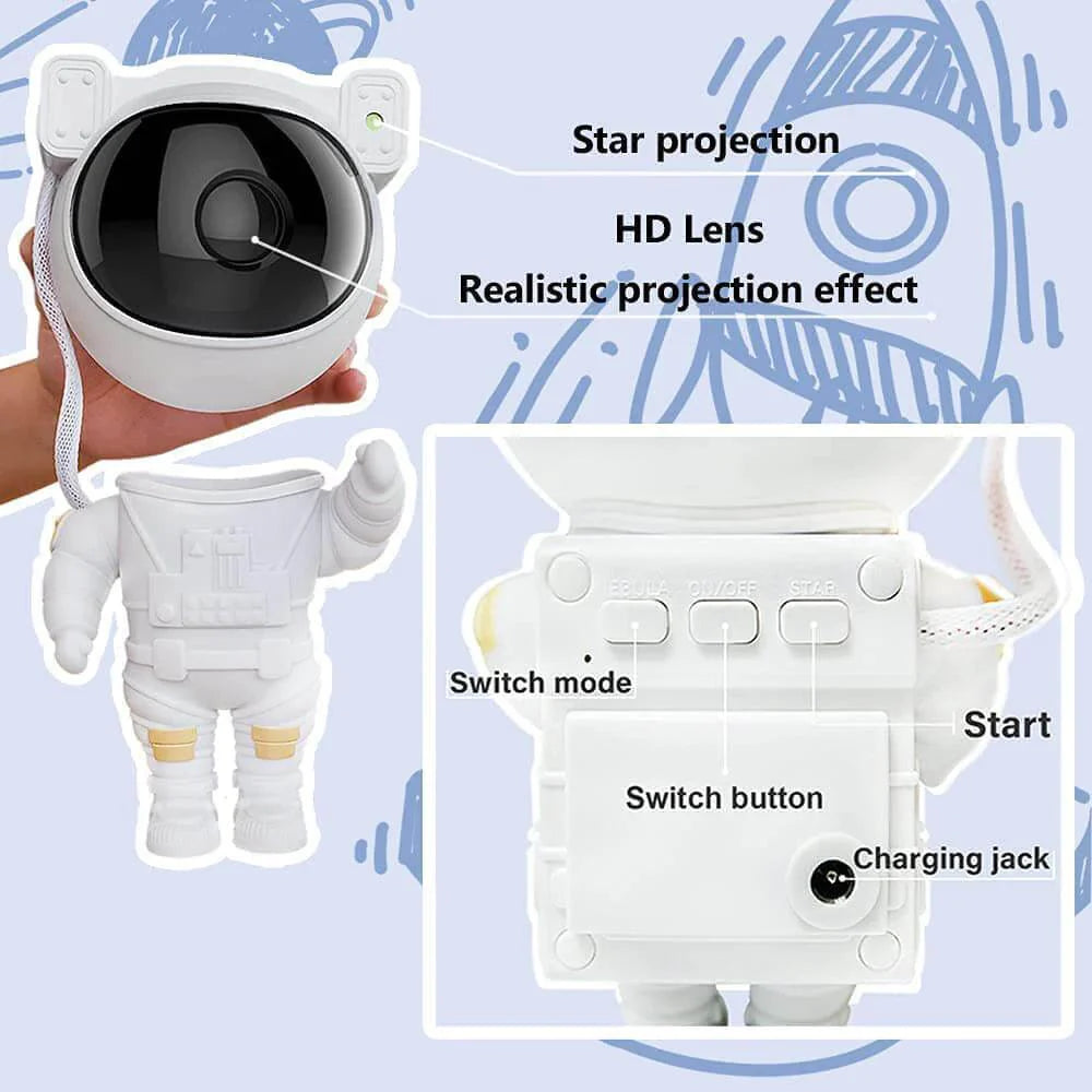 Flopper™ - Astronaut Galaxy Projector