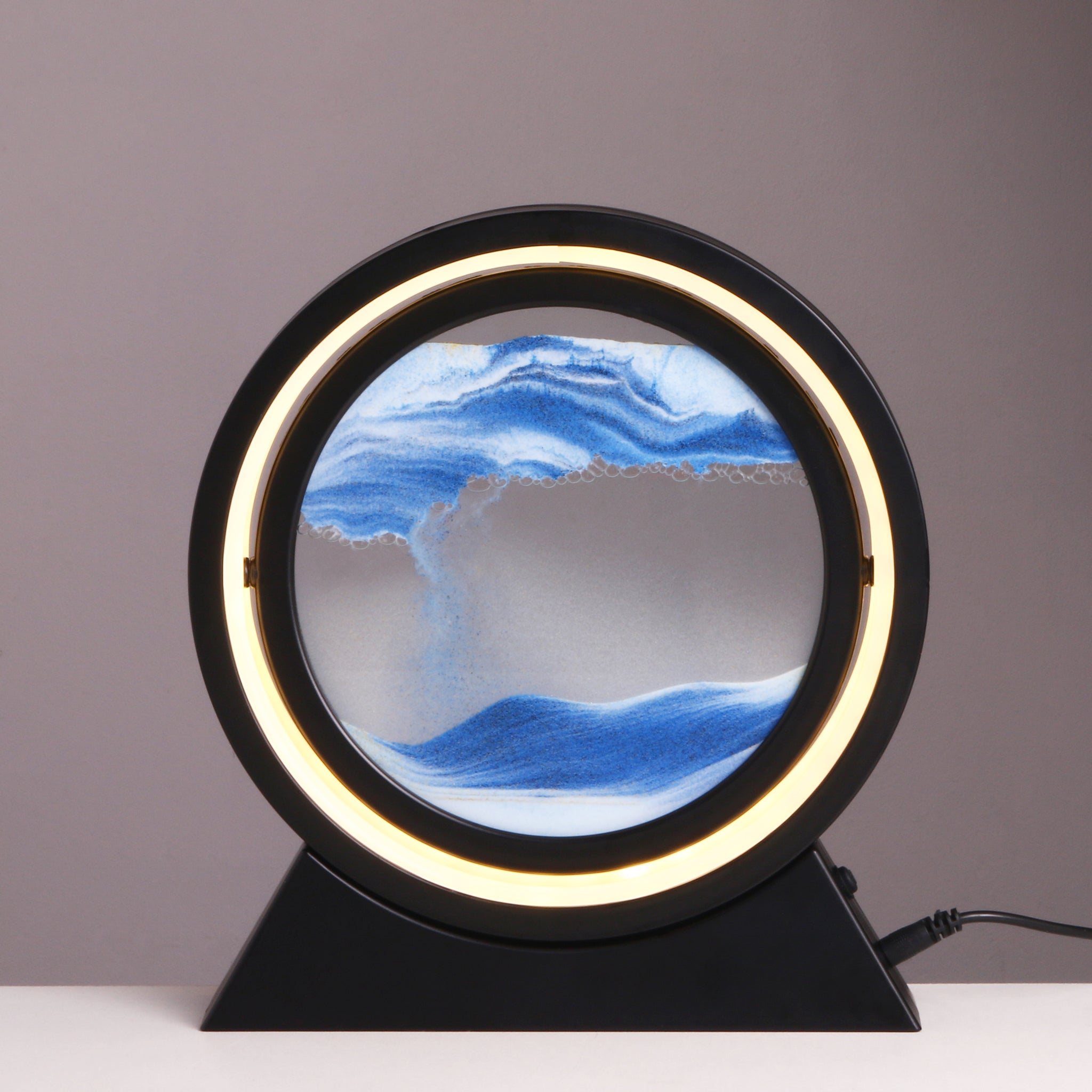 Flopper™ - Rotating Sandscape Lamp