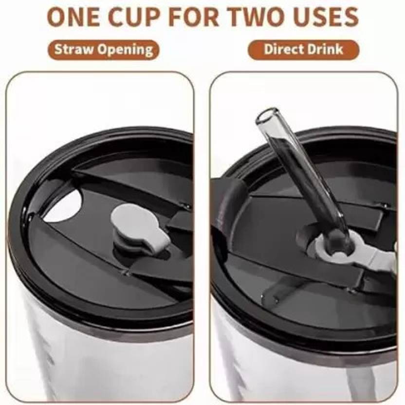Flopper™ - Glass Sipper with Leather Grip